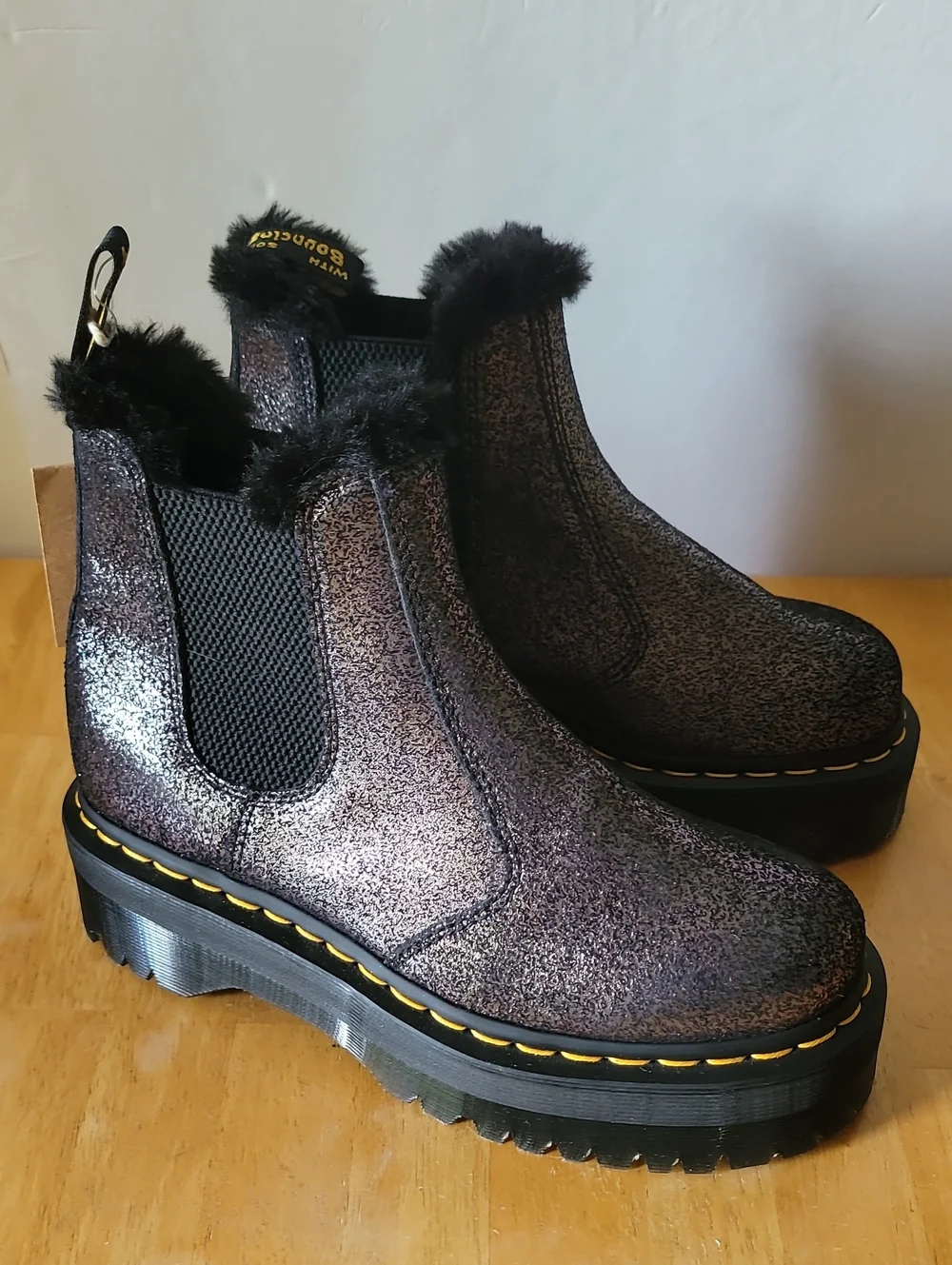 Dr. Martens 2976 Metallic Platform Boots